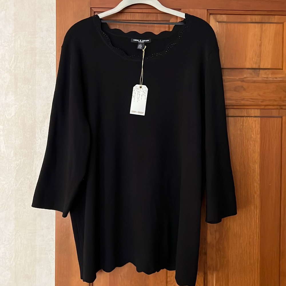 NWT Cable&Guage Plus sweater 3X